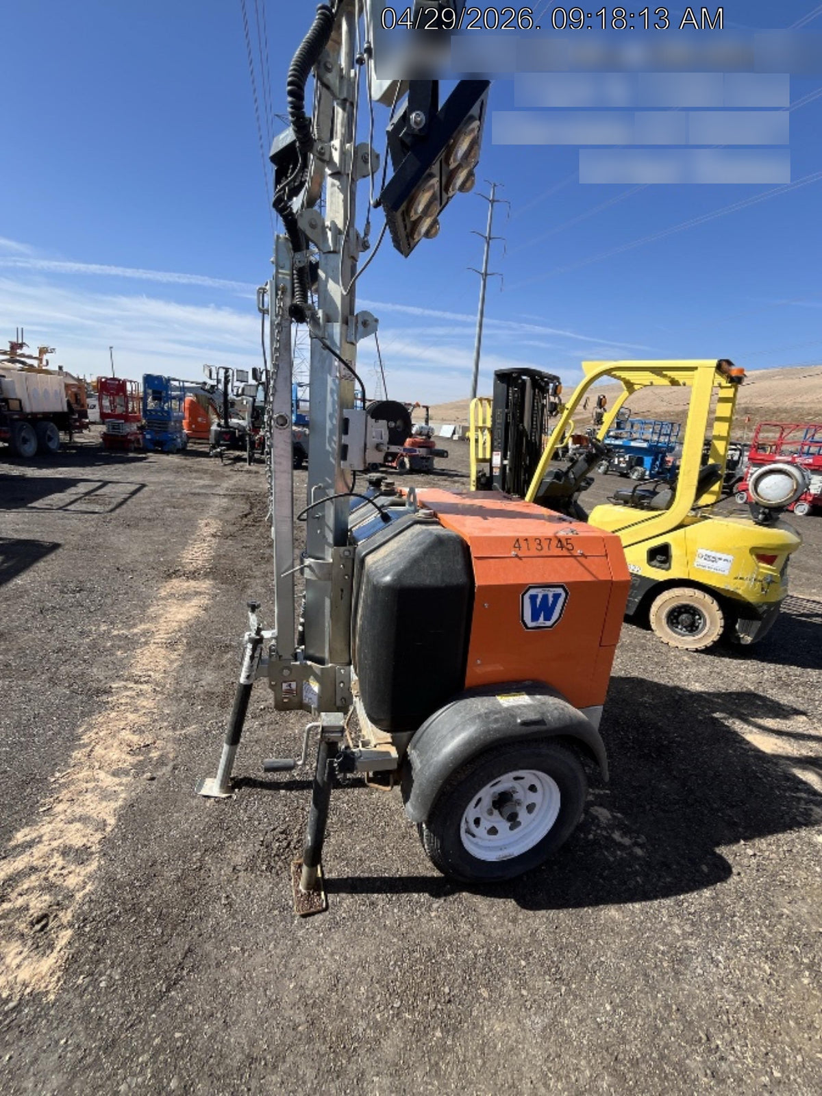2024 Wanco WLTT-4MM4K Diesel, Deep Sea Controller, Shore Power Plug, Auto Start, (4) 350W LED Floodlights, 4kW Generator, 60 Gal Fuel Tank, 2" Ball, T3