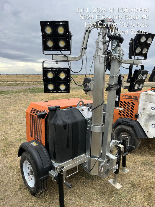 2024 Wanco WLTT-4MM4K Diesel, Deep Sea Controller, Shore Power Plug, Auto Start, (4) 350W LED Floodlights, 4kW Generator, 60 Gal Fuel Tank, 2" Ball, T3