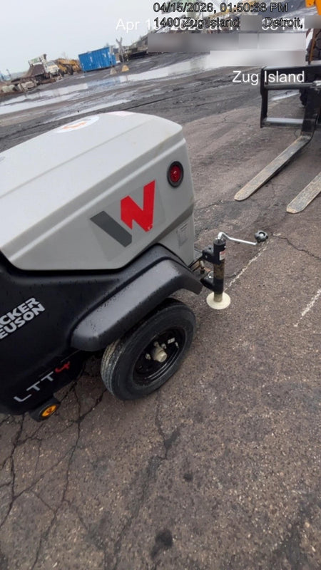 2024 Wacker Neuson LTT4 Diesel, Kohler KDW702, Deep Sea Controller, Auto Start, LED 320W, Bypass Outlet, T3