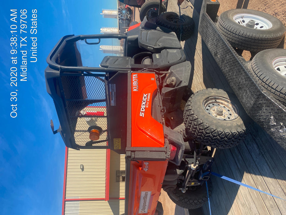 2019 Kubota RTV-XG850WL-H 4wd Utility Cart, Gas, 2 Seat, LED Strobe, Windshield Tempered Glass, Plastic Canopy, Wire Harness Kit, Backup Alarm