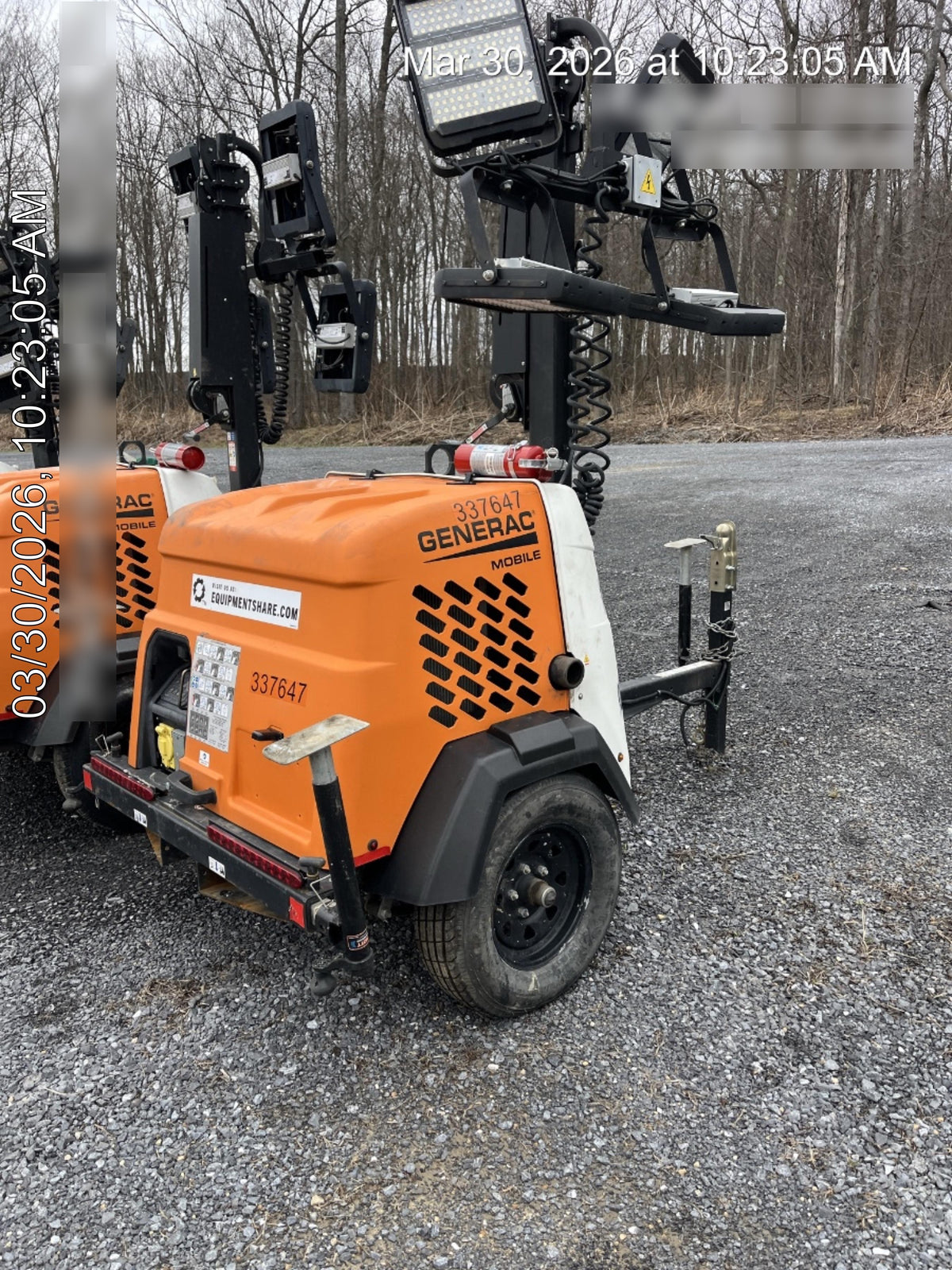 2023 Generac MLT2 Diesel, Flex Switch 120V Input, Powerzone Controller, (4) 320W LED Lights, 4kW Generator, 39.9 Gal Fuel Tank, 2" Ball, T3