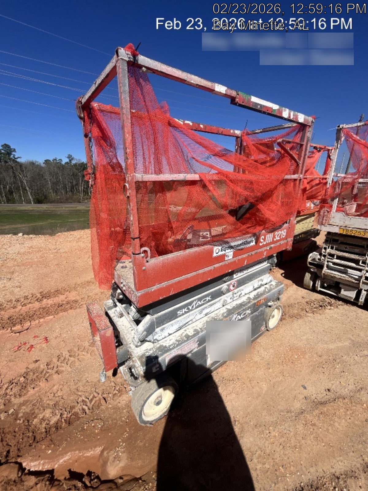 2019 Skyjack SJIII-3219 Standard Options