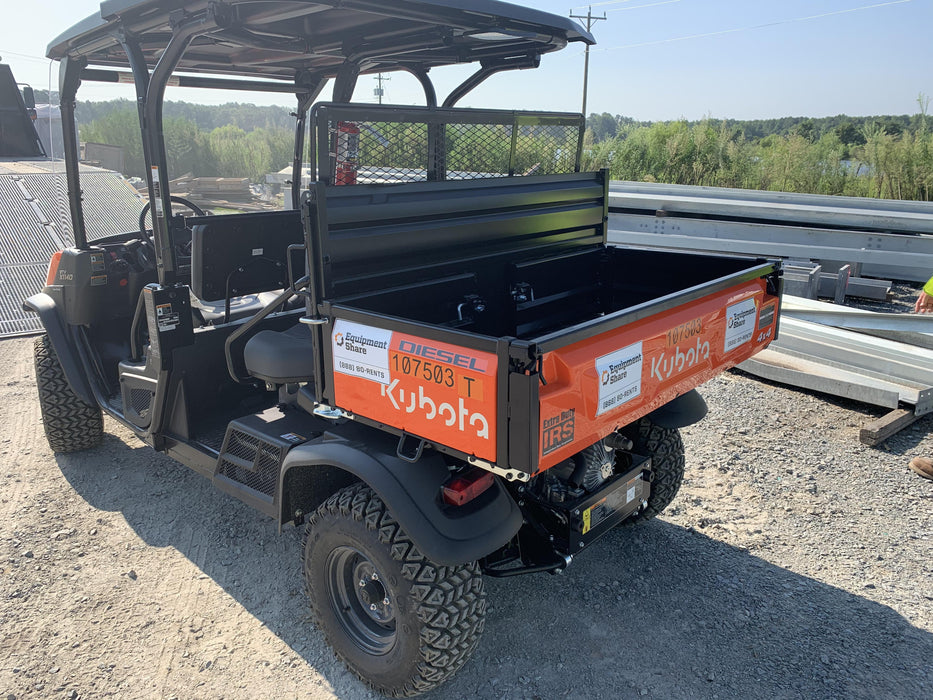 2020 Kubota RTV-X1140W-H Canopy, 4-Seater, Diesel, Windshield Acrylic Clear, Strobe Light, Backup Alarm