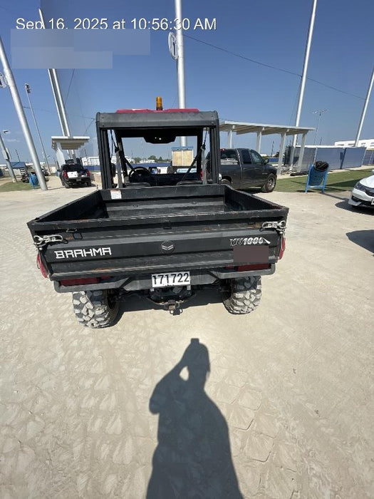 2021 Yanmar YU1000 Canopy, Steel Wheel, Poly WindShield, Beacon, Backup Alarm