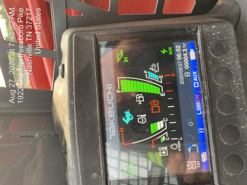 2020 Takeuchi TL12R2-R Canopy, 111hp, Manual QC