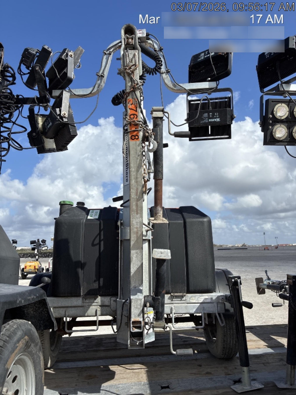 2023 Wanco WLTT-4MM4K Diesel, Deep Sea Controller, Shore Power Plug, Auto Start, (4) 350W LED Floodlights, 4kW Generator, 60 Gal Fuel Tank, 2" Ball, T3