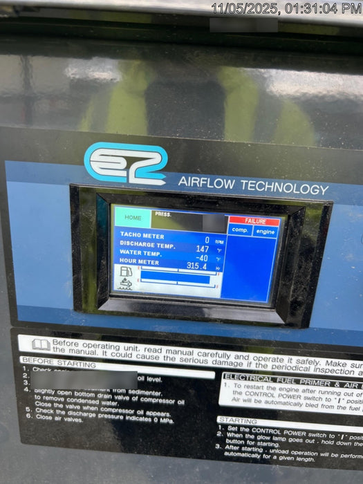 2025 AIRMAN PDSF375DP-6E1