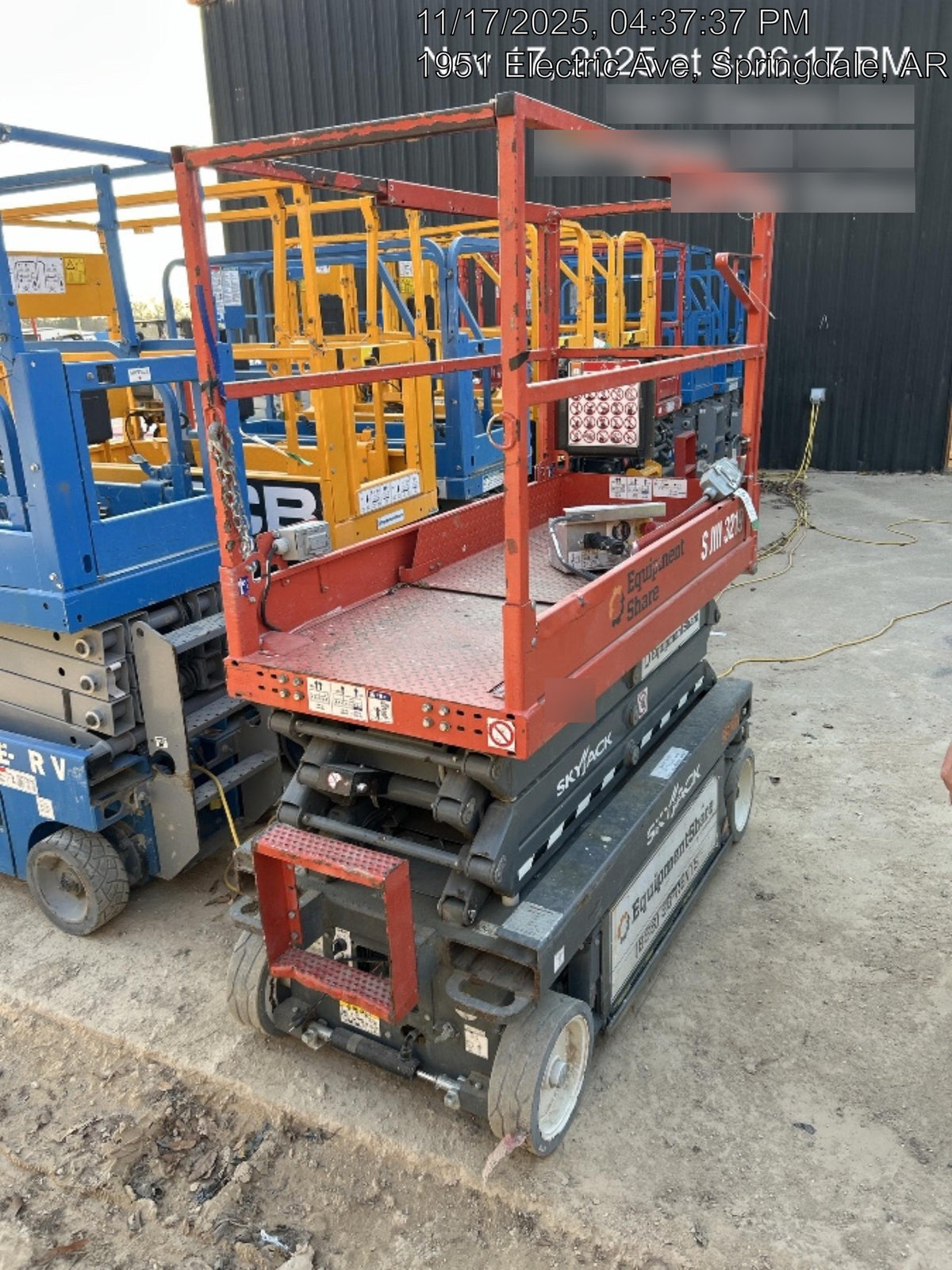 2019 Skyjack SJIII-3219 Standard Options, Trojan Batteries