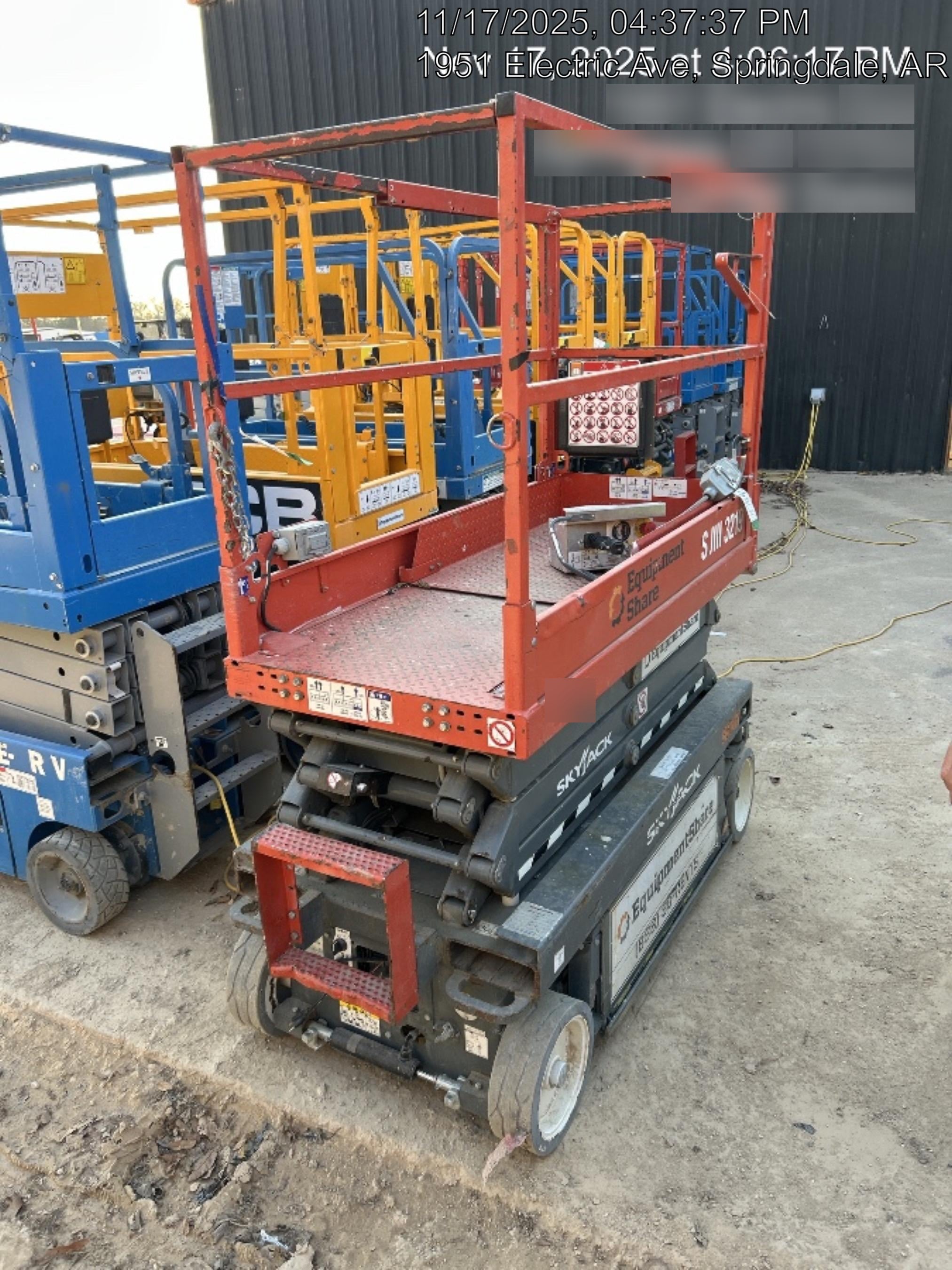 2019 Skyjack SJIII-3219 Standard Options, Trojan Batteries