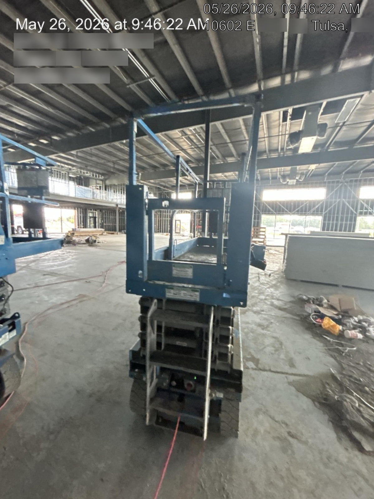 2019 Genie GS-2632 Folding rails with half height swing gate