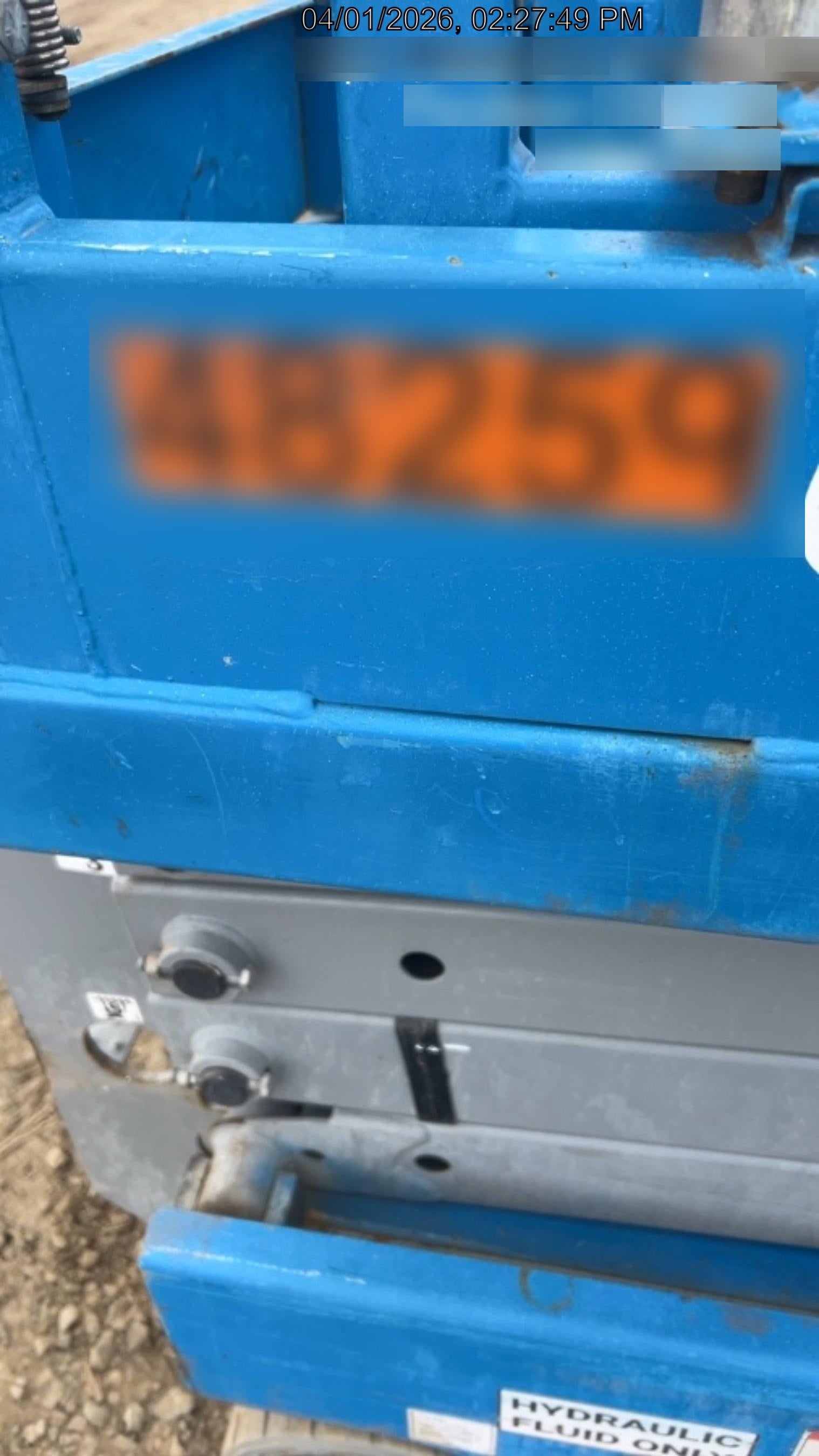 2019 Genie GS-1930 Half Height Swing Gate, 800W Inverter