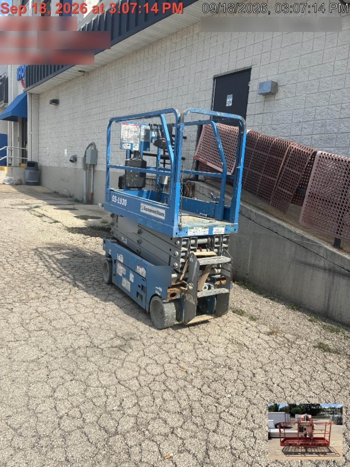 2019 Genie GS-1930 Fixed rails with chain Entry