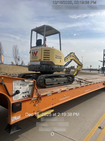2019 Wacker Neuson EZ26 MX, Trk, Long, Canopy w/Manual Coupler, 3-40mm Pin Kits, 12"/18"/24" Pin on Buckets
