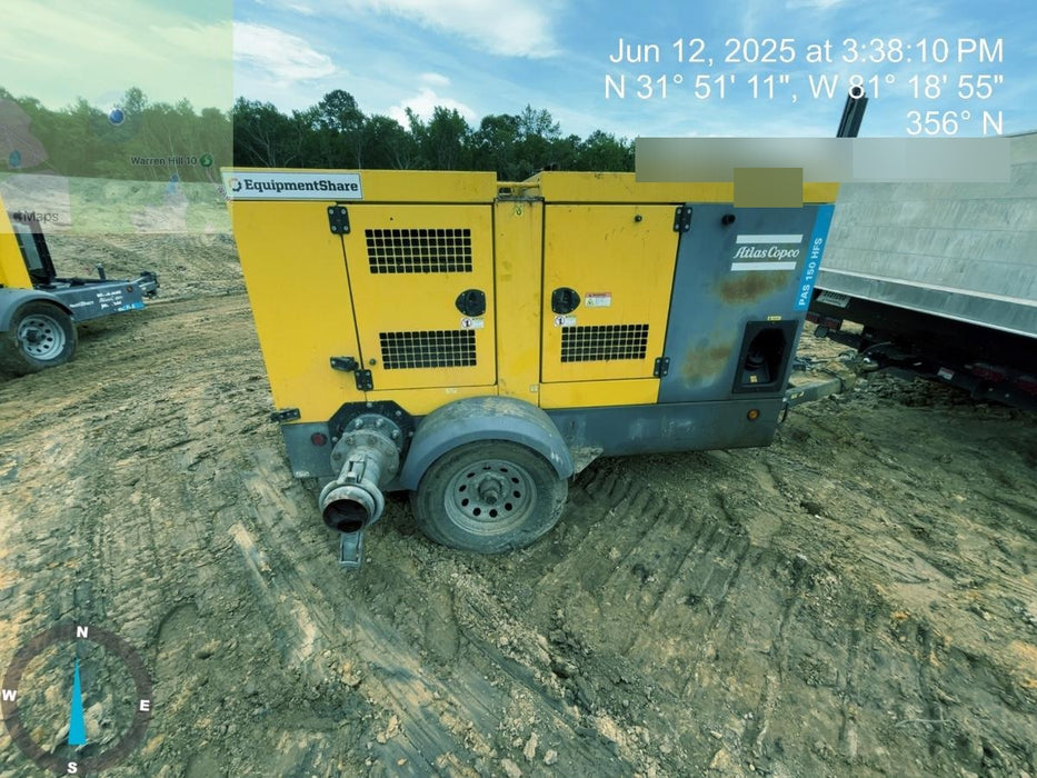 2020 ATLAS COPCO PAS 150 HF CS Enclosed