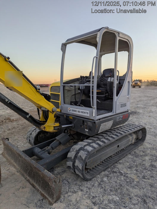 2018 Wacker Neuson EZ53 EZ53 12K Track Excavator, TRK,LGD,CNPY,PC, TRK,LGD,CNPY,PC, Manual QC, Hydraulic Thumb, Buckets: 24" , 18"