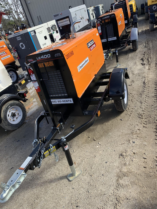 2022 Lincoln Electric LE400 Kubota V1505, Trlr, Cable Rack, Light Kit, ES Decals, T3