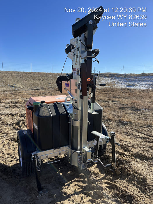 2024 Wanco WLTT-4MM4K Diesel, Deep Sea Controller, Shore Power Plug, Auto Start, (4) 350W LED Floodlights, 4kW Generator, 60 Gal Fuel Tank, 2" Ball, T3