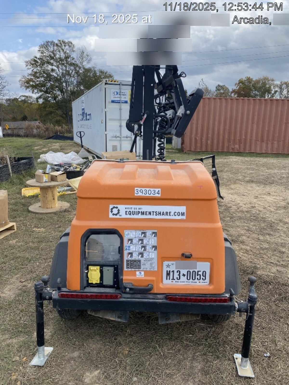 2024 Generac MLT2 Diesel, Flex Switch 120V Input, Powerzone Controller, 
(4) 320W LED Lights, 4kW Generator, 39.9 Gal Fuel Tank, 2" Ball, T3