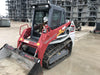 2019 Takeuchi TL8 Cab, Heat/AC, Defroster, 15" Wide Rubber Tracks, Back-up Alarm, Front & Rear Working Lights, Auxiliary Hydraulics, Two-Speed Travel, Electronic Monitoring System, Hydraulic Universal Quick Hitch 76" HD Smooth Dirt Bucket with Bolt-On Edge, 20.3 cubic feet Capacity