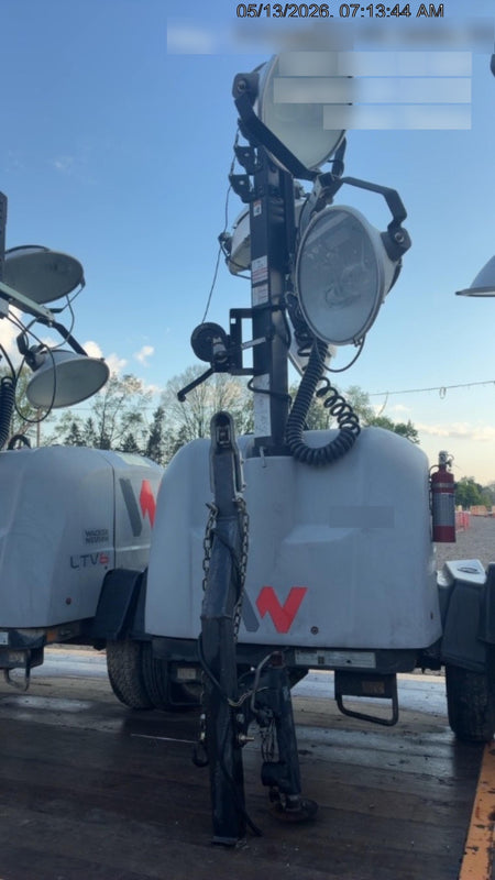 2019 Wacker Neuson LTV6L-MH Mobile Light Tower w/Fuel Level Sensor Installed