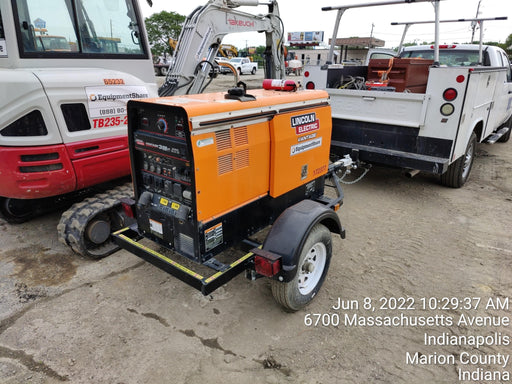 2021 Lincoln Electric Vantage 322 Vantage 322 Ready Pak 3 w/ Decals, ORANGE (includes trailer, cable rack, fender light kit) NO Telematics