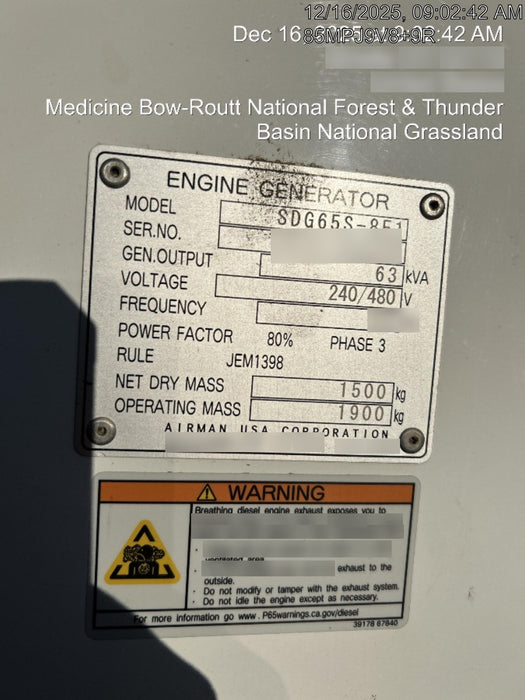 2022 AIRMAN SDG65S-8E1