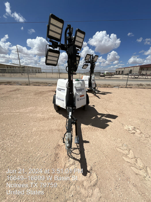 2024 Generac MLT2 Diesel, Flex Switch 120V Input, Powerzone Controller, 
(4) 320W LED Lights, 4kW Generator, 39.9 Gal Fuel Tank, 2" Ball, T3