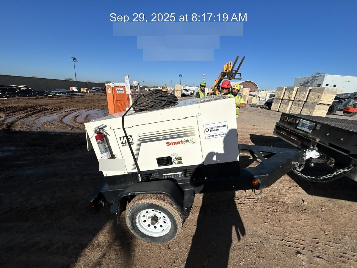 2020 Multiquip DLW400ESA4 400 amp Welder, 14kW, 120/240V, T4F Kubota, Trailer
