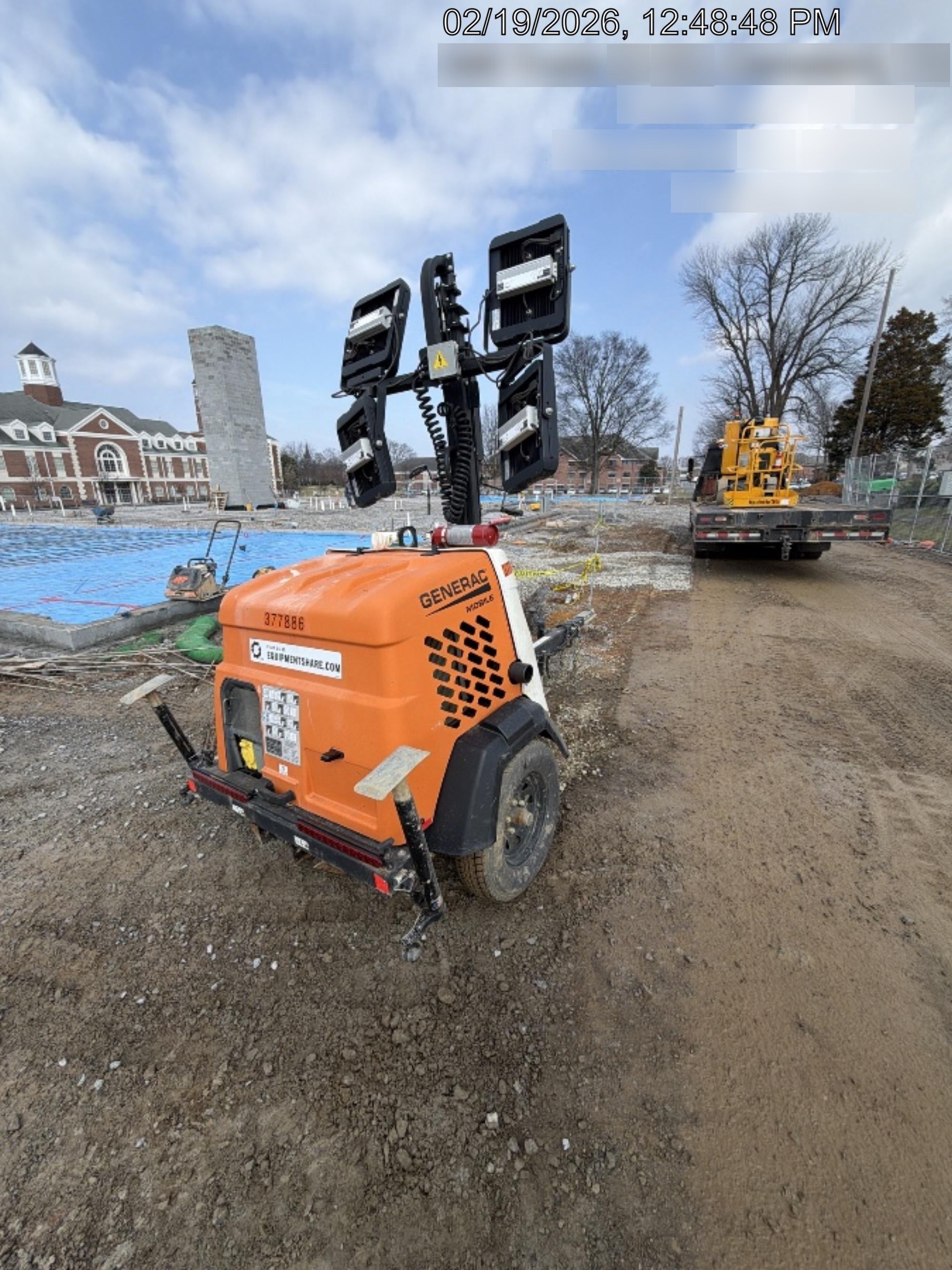 2023 Generac MLT2 Diesel, Flex Switch 120V Input, Powerzone Controller, 
(4) 320W LED Lights, 4kW Generator, 39.9 Gal Fuel Tank, 2" Ball, T3