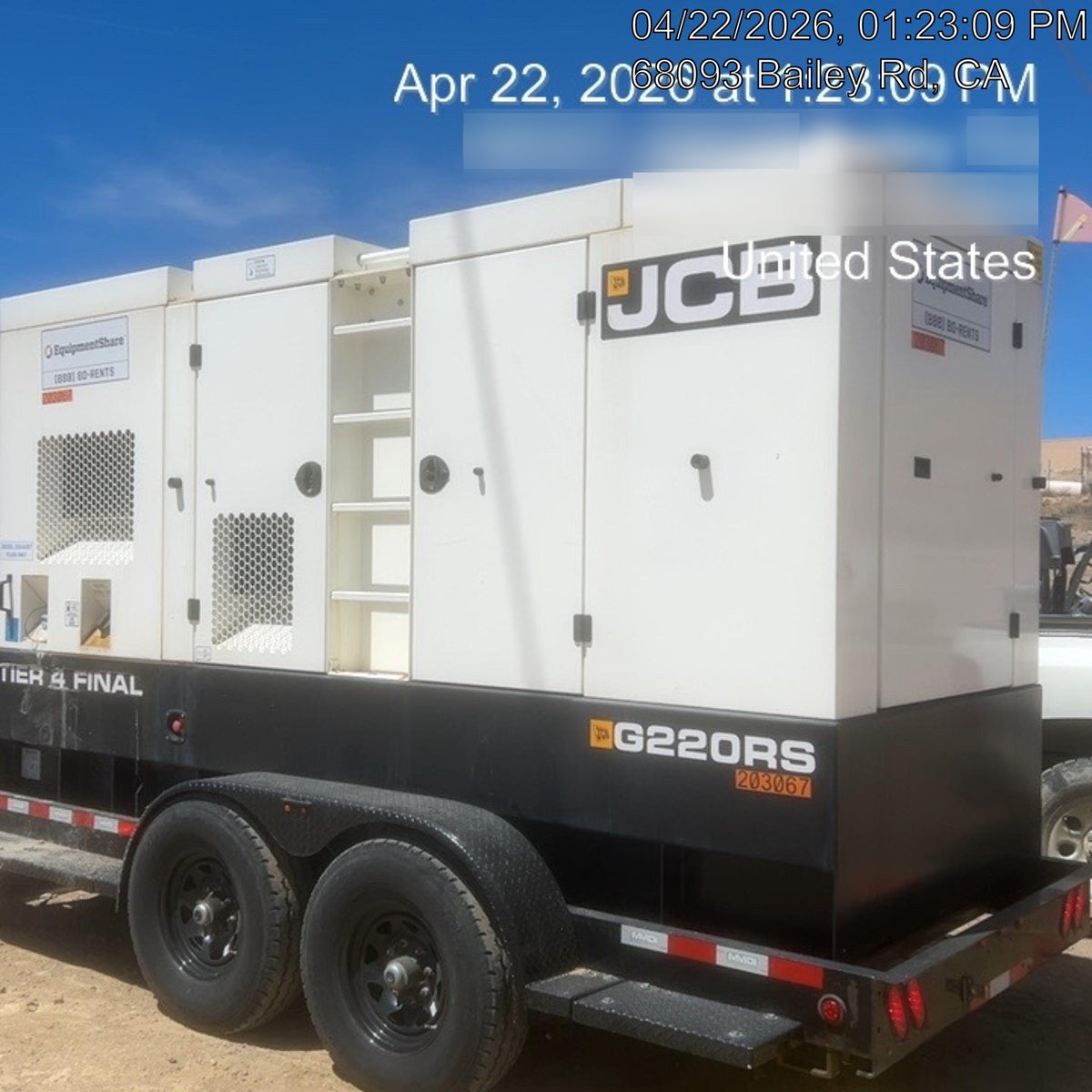 2022 JCB G220RST4F