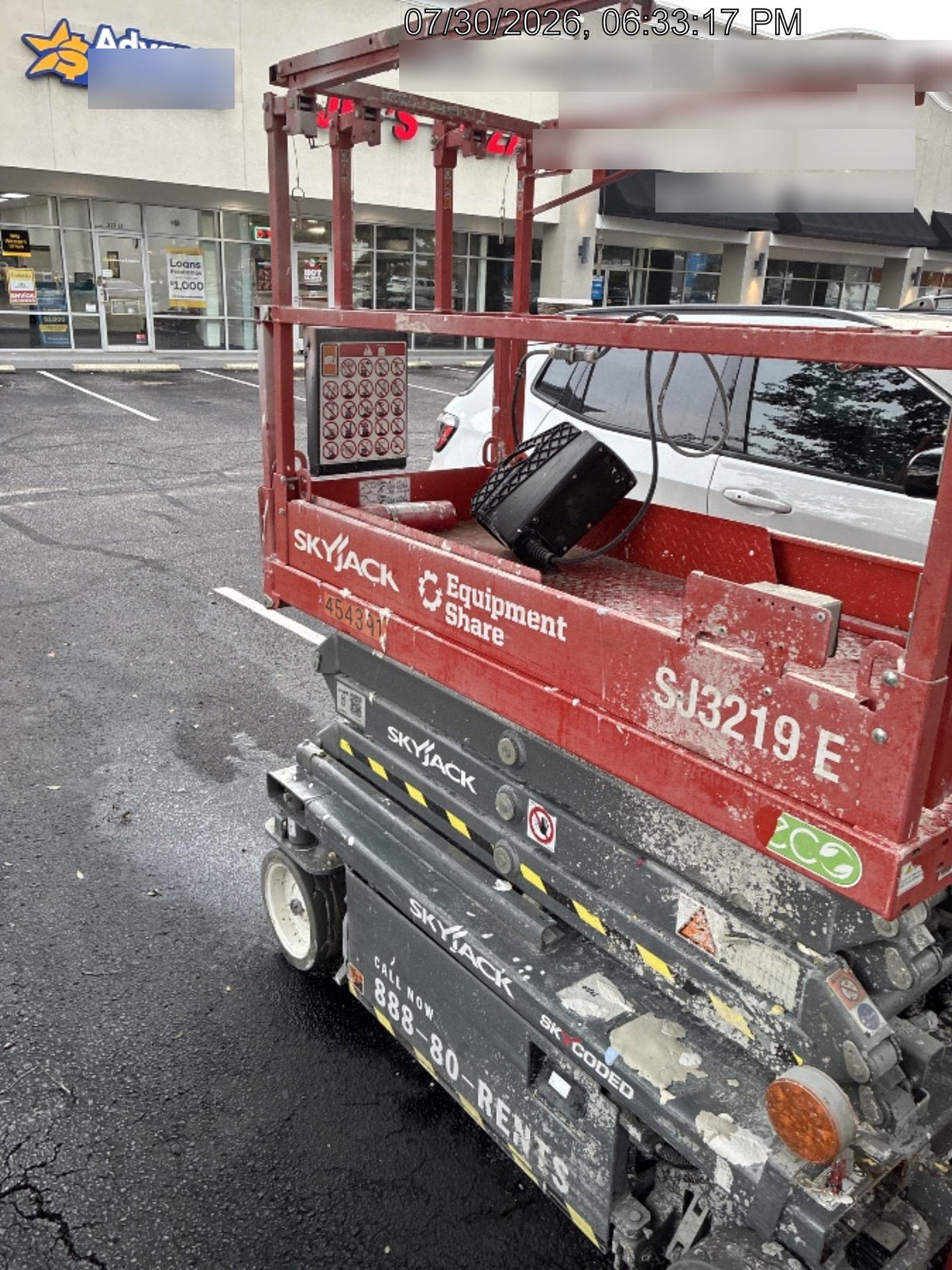 2024 Skyjack SJ3219 Electric Drive, Sld NM Tires, DBcns, RFRails, Power to Platform, T3 + Access Control