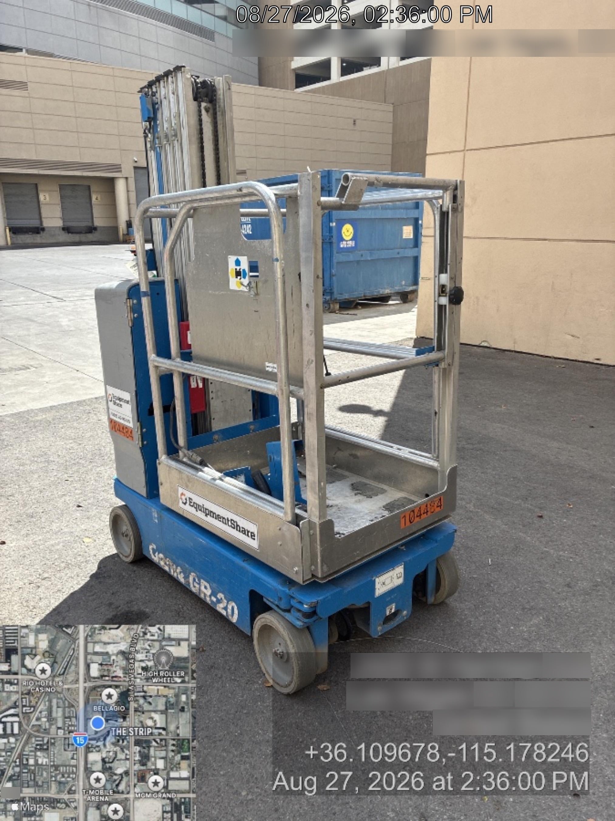 2020 GENIE GR-20