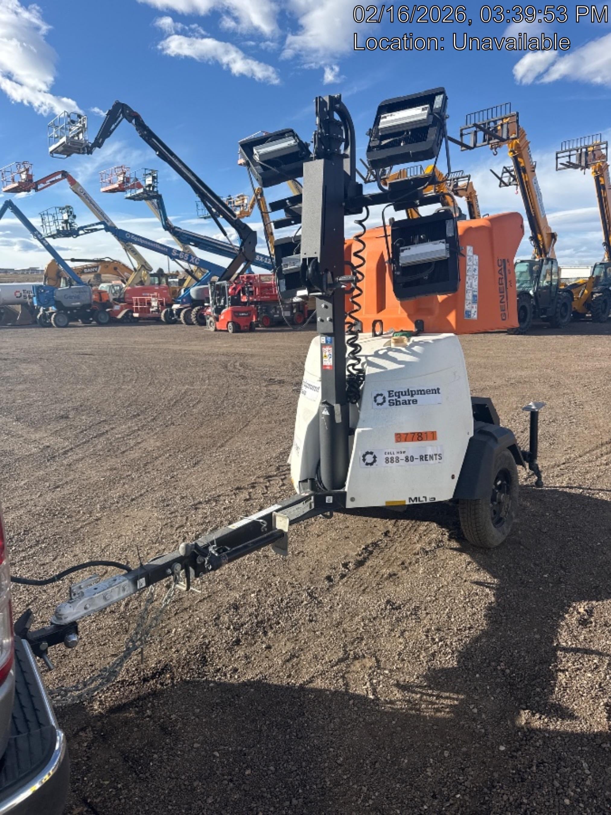 2023 Generac MLT2 Diesel, Flex Switch 120V Input, Powerzone Controller, 
(4) 320W LED Lights, 4kW Generator, 39.9 Gal Fuel Tank, 2" Ball, T3