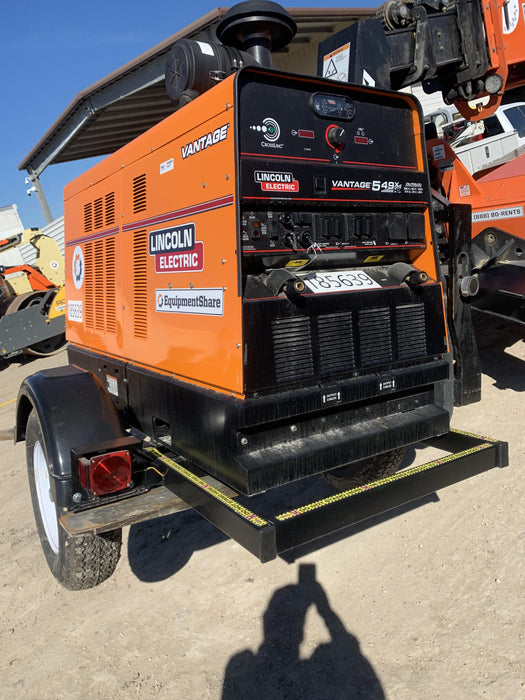 2021 Lincoln Electric Vantage 549X Ready Pak 3, ORANGE (includes trailer, cable rack, fender light kit)