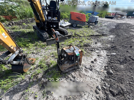 2023 Multiquip MVH158 Honda GX200, 17" Plate, Gas