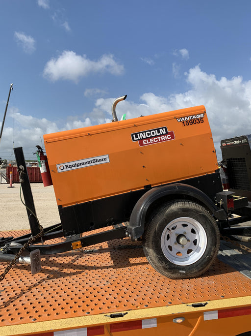 2021 Lincoln Electric Vantage 322 Vantage 322 Ready Pak 3 w/ Decals, ORANGE (includes trailer, cable rack, fender light kit) NO Telematics