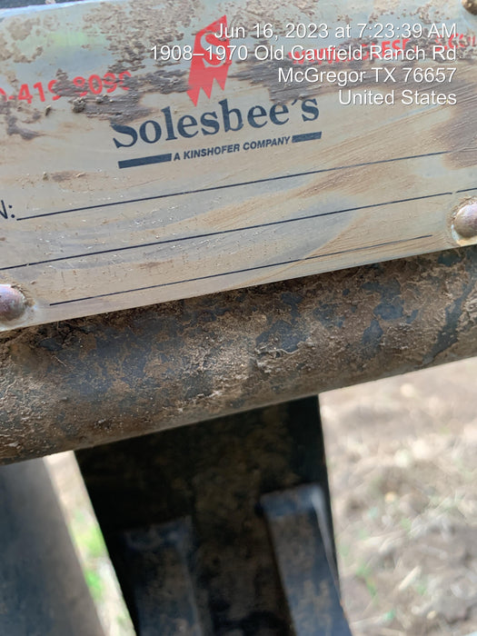 2022 SOLESBEE 96" Loader Fork Carriage - Solesbee