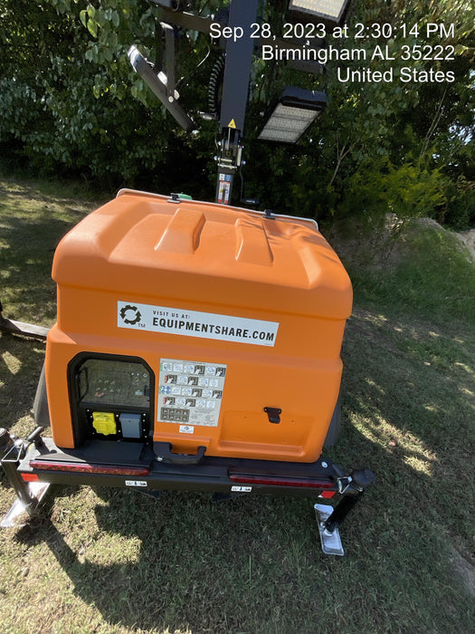 2023 Generac MLT2 Diesel, Flex Switch 120V Input, Powerzone Controller, (4) 320W LED Lights, 4kW Generator, 39.9 Gal Fuel Tank, 2" Ball, T3