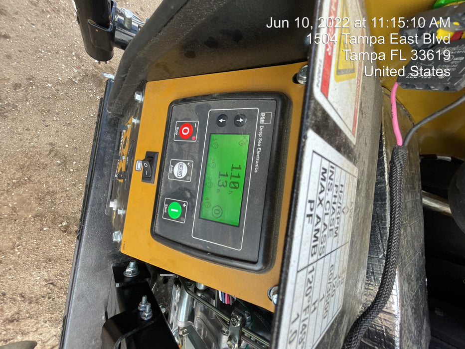 2022 Allmand NLV3GR (4) LED Light Fixture 350W, 23' Vertical Mast, 3kW Prime, Towable, Deep Sea L401, Leveling Jacks, Yanmar T4F 5.8hp