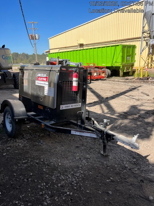 2024 Lincoln Electric LE400 Kubota V1505, Trlr, Cable Rack, Light Kit, ES Decals, T3