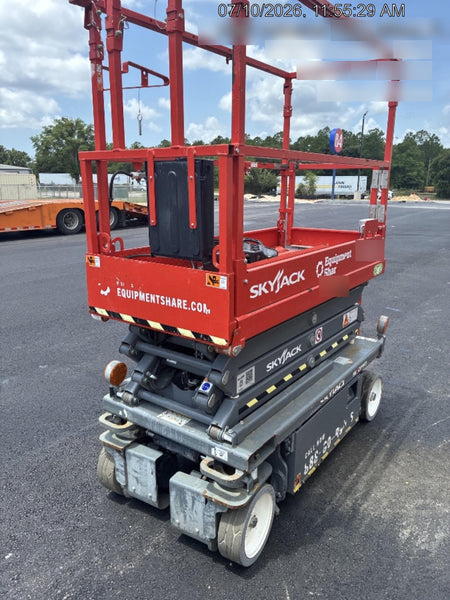 2024 Skyjack SJ3219 Electric Drive, Sld NM Tires, DBcns, RFRails, Power to Platform, T3 + Access Control