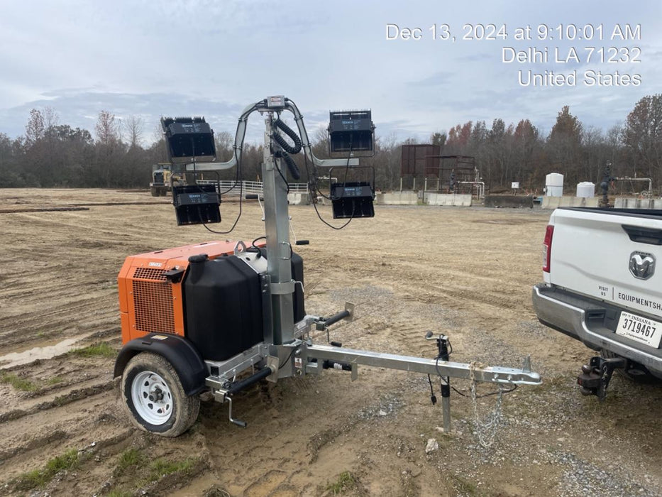 2024 Wanco WLTT-4MM4K Diesel, Deep Sea Controller, Shore Power Plug, Auto Start, (4) 350W LED Floodlights, 4kW Generator, 60 Gal Fuel Tank, 2" Ball, T3