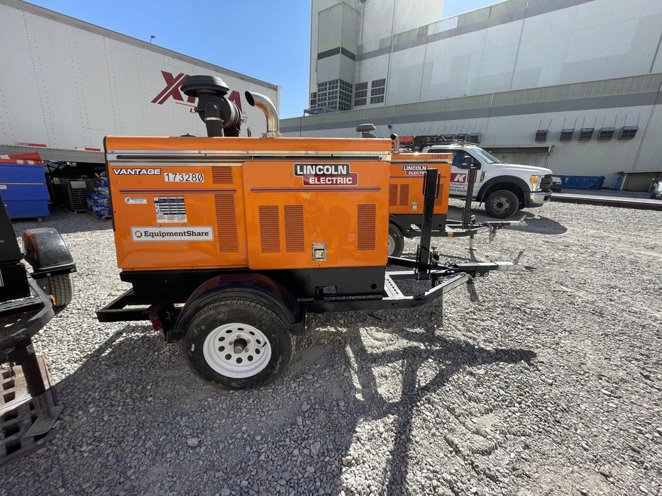 2021 Lincoln Electric Vantage 549X Ready Pak 3, ORANGE (includes trailer, cable rack, fender light kit)