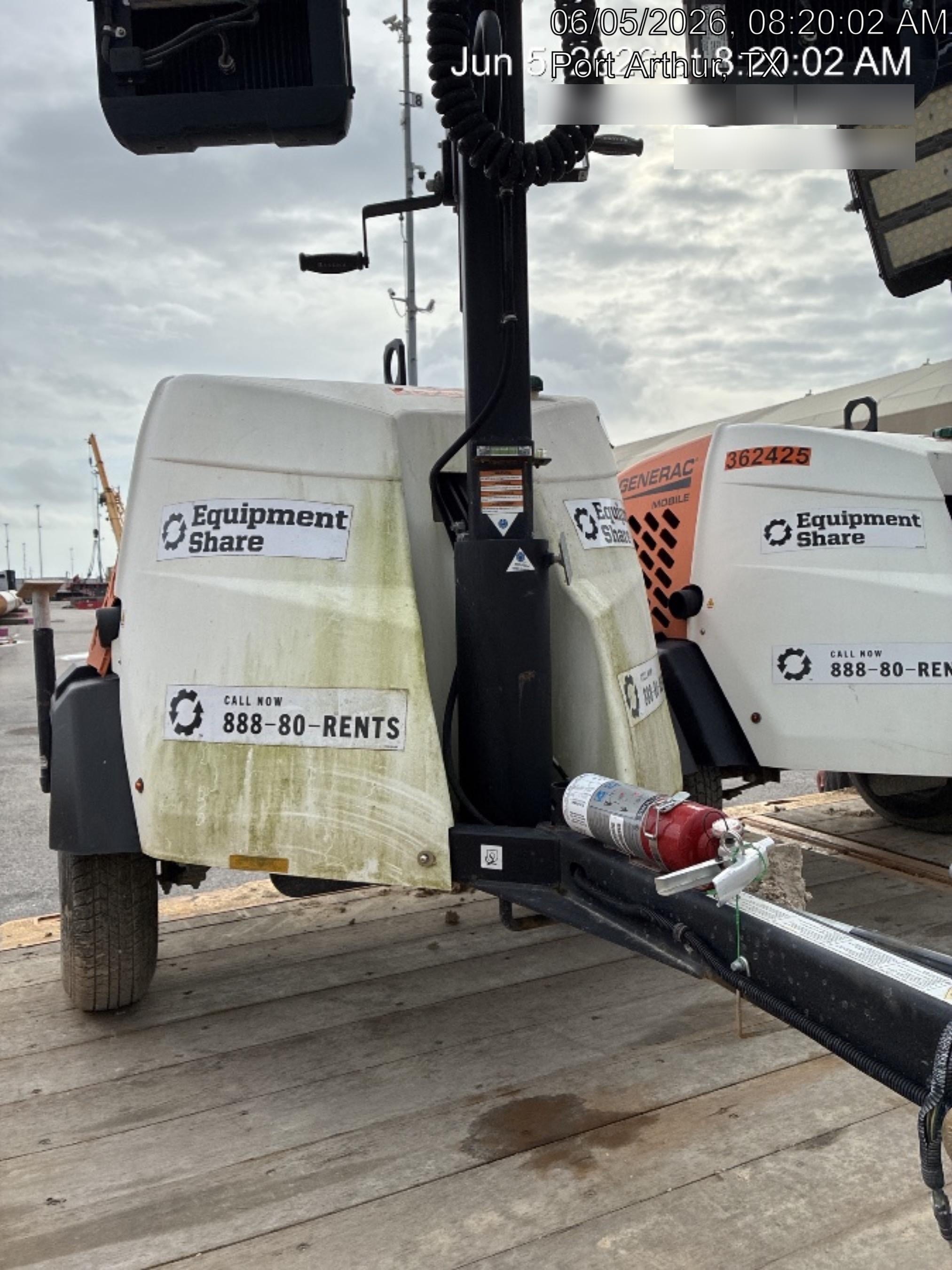 2023 Generac MLT2 Diesel, Flex Switch 120V Input, Powerzone Controller, 
(4) 320W LED Lights, 4kW Generator, 39.9 Gal Fuel Tank, 2" Ball, T3