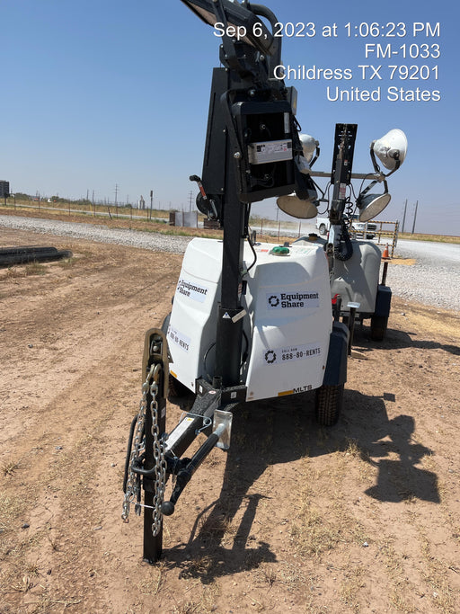 2023 Generac MLT2 Diesel, Flex Switch 120V Input, Powerzone Controller, (4) 320W LED Lights, 4kW Generator, 39.9 Gal Fuel Tank, 2" Ball, T3