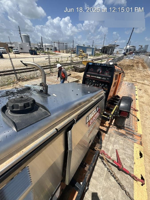 2021 Lincoln Electric Vantage 322 Vantage 322 Ready Pak 3 w/ Decals, ORANGE (includes trailer, cable rack, fender light kit) NO Telematics