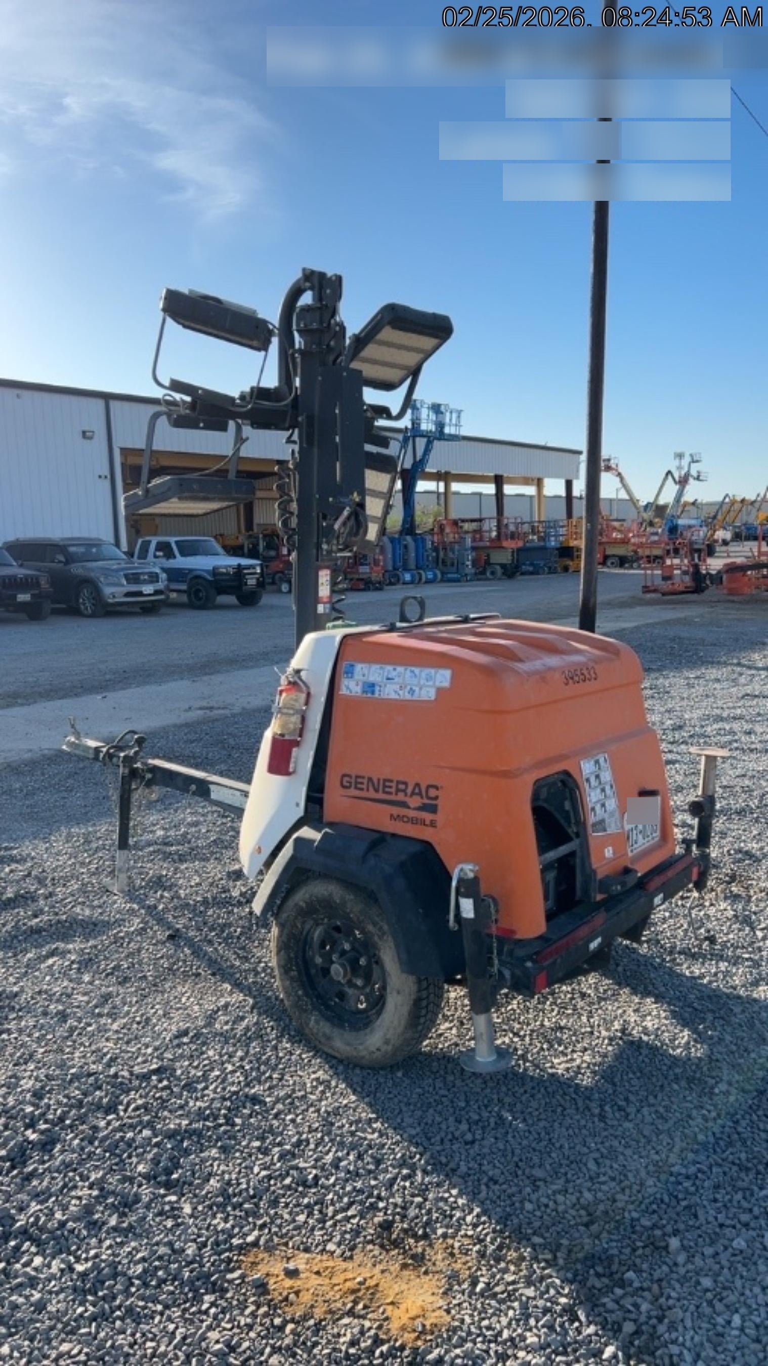 2024 Generac MLT2 Diesel, Flex Switch 120V Input, Powerzone Controller, 
(4) 320W LED Lights, 4kW Generator, 39.9 Gal Fuel Tank, 2" Ball, T3