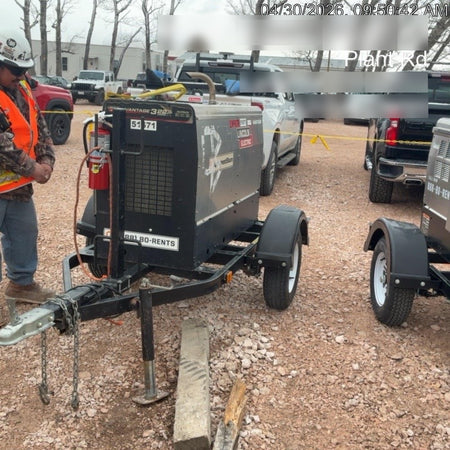 2019 Lincoln Electric Vantage 322 Welder Ready-Pak 3, Two wheel trailer, Fender and Light kit, Cable Rack