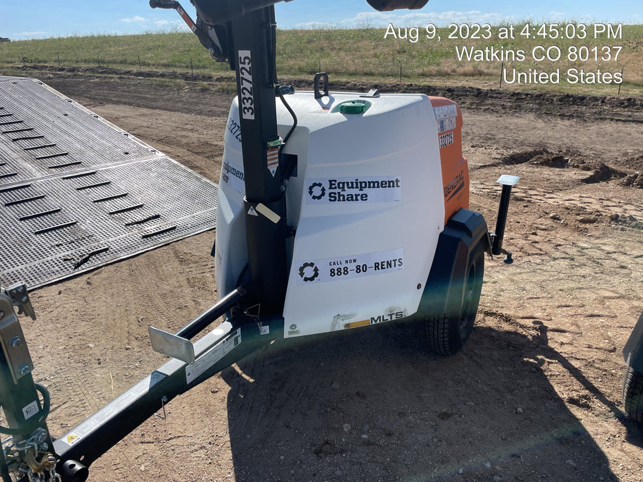 2023 Generac MLT2 Diesel, Flex Switch 120V Input, Powerzone Controller, (4) 320W LED Lights, 4kW Generator, 39.9 Gal Fuel Tank, 2" Ball, T3