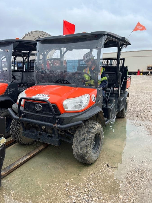 2021 Kubota RTV-X1140W-H Plastic Canopy, Windshield Acrylic Clear, LED Strobe Light, Wire Harness Kit, Back up Alarm
